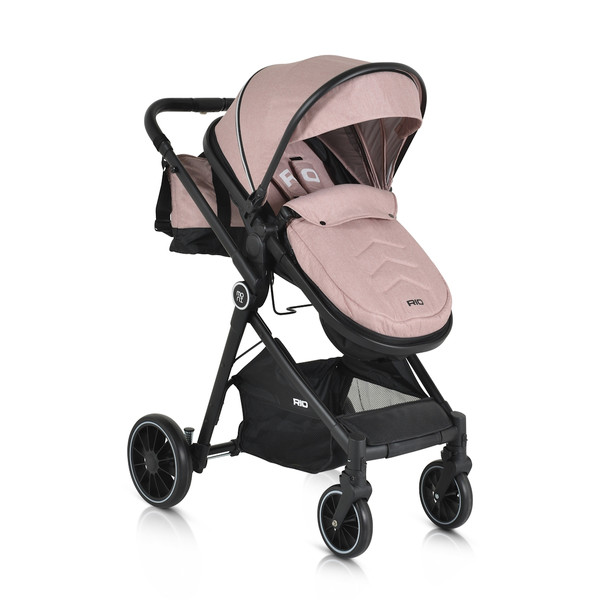 Moni Rio Pink 3-in-1 Combi Kinderwagen Incl. i-Size Autostoel