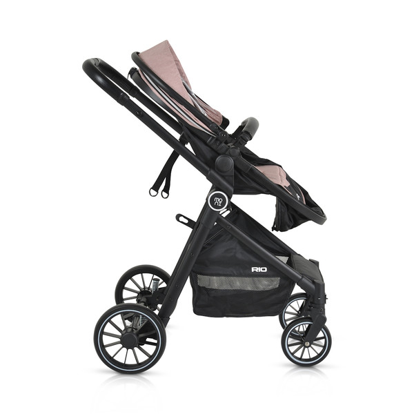 Moni Rio Pink 3-in-1 Combi Kinderwagen Incl. i-Size Autostoel