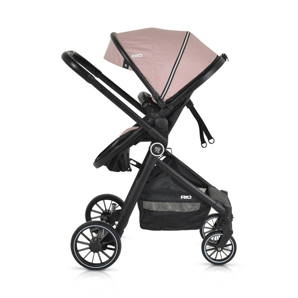 Moni Rio Pink 3-in-1 Combi Kinderwagen Incl. i-Size Autostoel