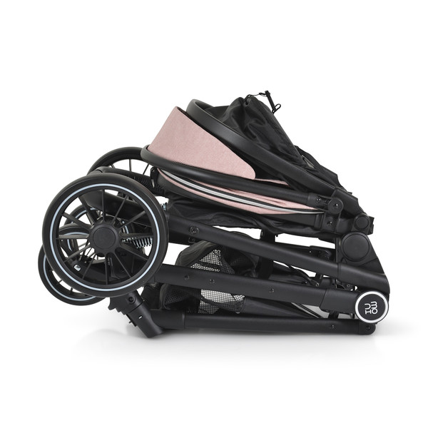 Moni Rio Pink 3-in-1 Combi Kinderwagen Incl. i-Size Autostoel