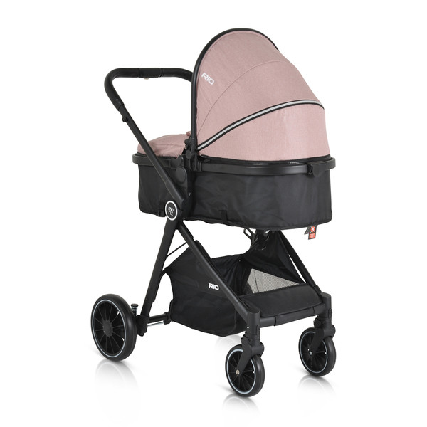 Moni Rio Pink 3-in-1 Combi Kinderwagen Incl. i-Size Autostoel