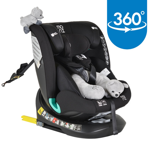 Moni Serengeti Black 40-150 cm i-Size 360° Autostoel 13523