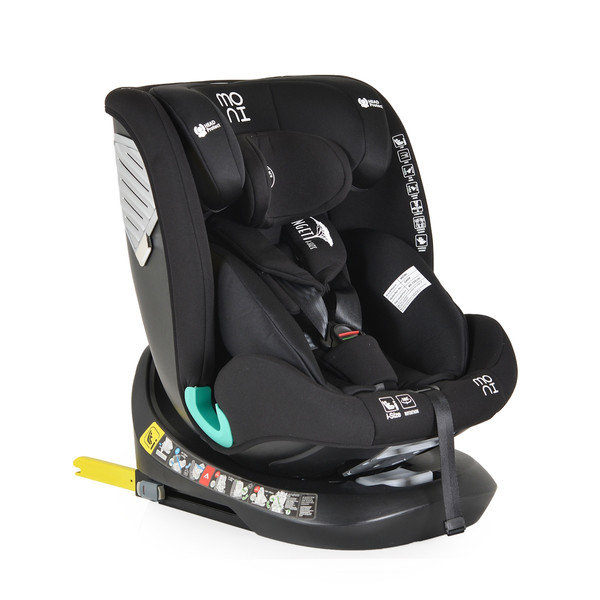 Moni Serengeti Black 40-150 cm i-Size 360° Autostoel 13523
