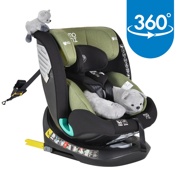 Moni Serengeti Sky Green 40-150 cm i-Size 360° Autostoel 13521