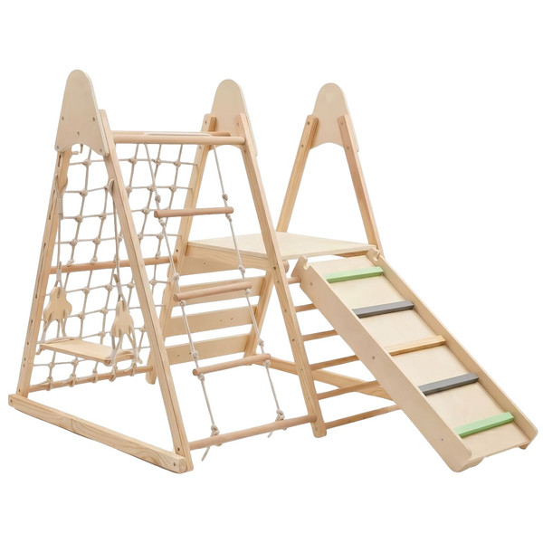 Moni Toys Little Gym 4-in-1 Houten Speeltoestel