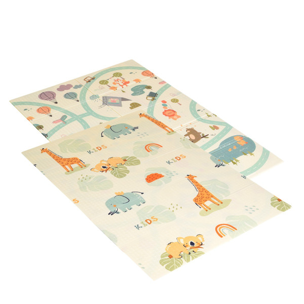 Moni Toys Joy Ride 120 x 180 cm Opvouwbare Omkeerbare Speelmat