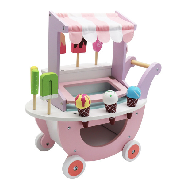 Moni Toys Roze Houten IJskar 111834