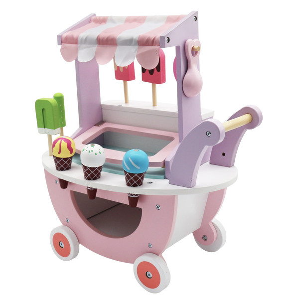 Moni Toys Roze Houten IJskar 111834