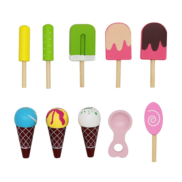 Moni Toys Roze Houten IJskar 111834