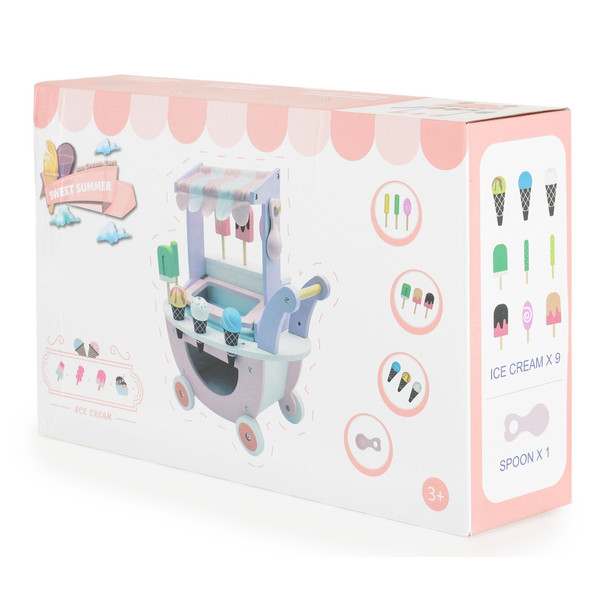 Moni Toys Roze Houten IJskar 111834