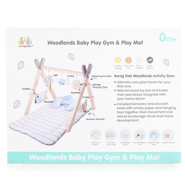 Moni Toys Sahara Speelkleed met Houten Babygym 111942