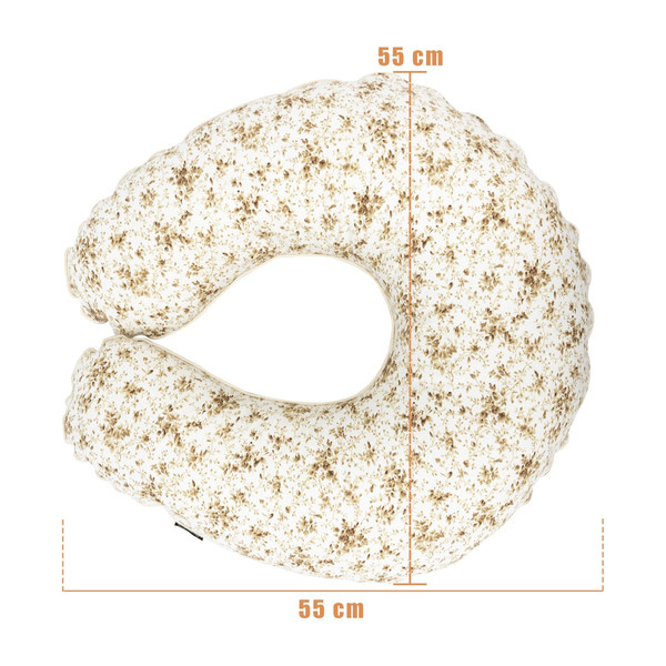 Mordesign Beige Flowers Voedingskussen C11-D11