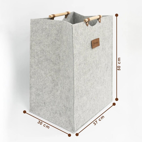 Mordesign Bolivia Grey Speelgoedbox / Wasmand FKT-21-FK21