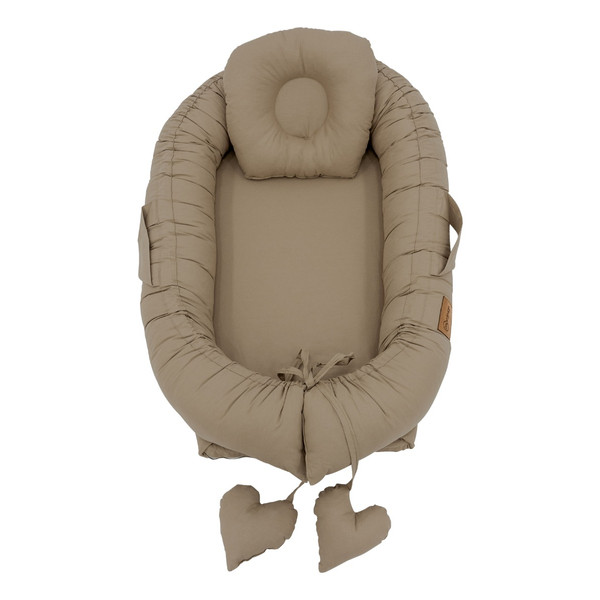 Mordesign Cappuccino Babynest met Kussen D-19