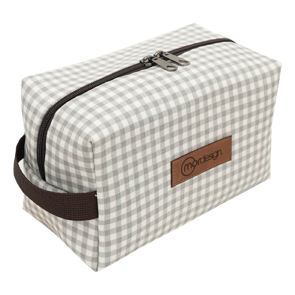 Mordesign Gingham Panama Grey Etui N-12