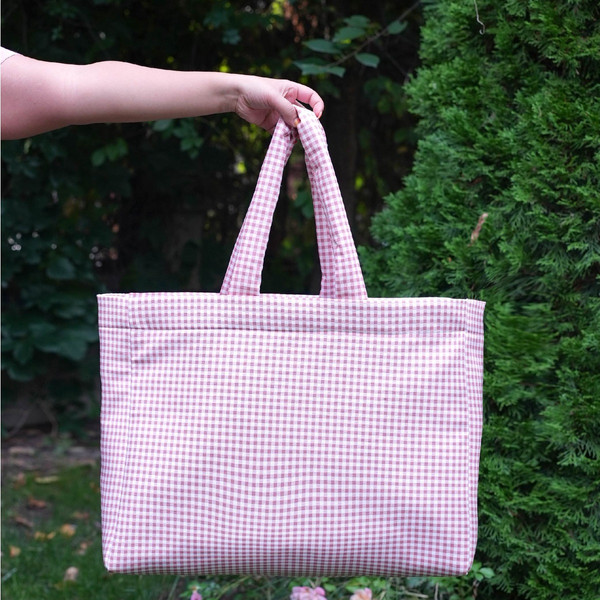 Mordesign Gingham Panama Powder Luiertas N-13