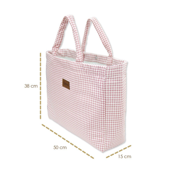 Mordesign Gingham Panama Powder Luiertas N-13