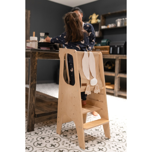Mordesign Houten Montessori Leertoren / Keukenhulp LRN-TWR-01