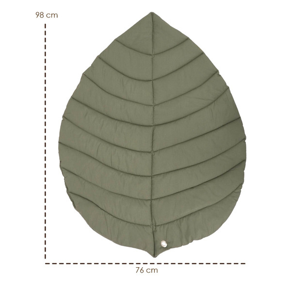 Mordesign Leaf Forest Green Activiteiten Gym / Speelkleed FD16-FD19