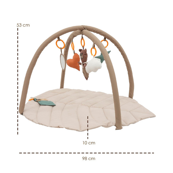 Mordesign Leaf Sand Activiteiten Gym / Speelkleed FD22-FD19