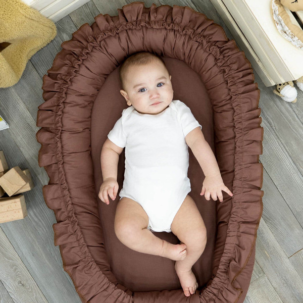 Mordesign Morremix Ruffle Brown Small Babynest FD-11