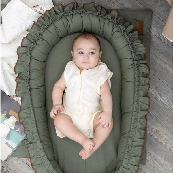 Mordesign Morremix Ruffle Khaki Small Babynest FD-16