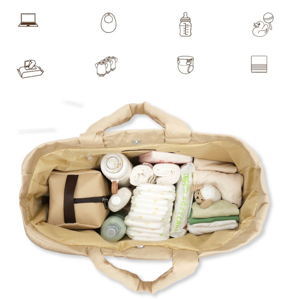 Mordesign Oxford Beige Luiertas OX-22
