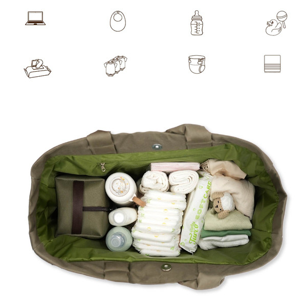 Mordesign Oxford Forest Green Luiertas OX-16