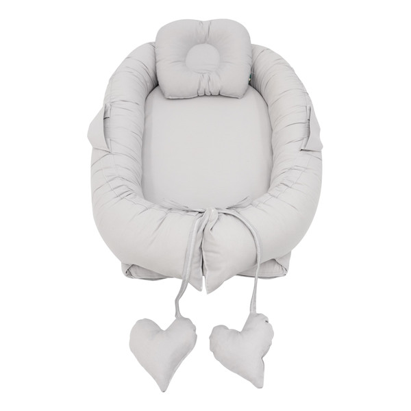 Mordesign Grey Babynest met Kussen D21