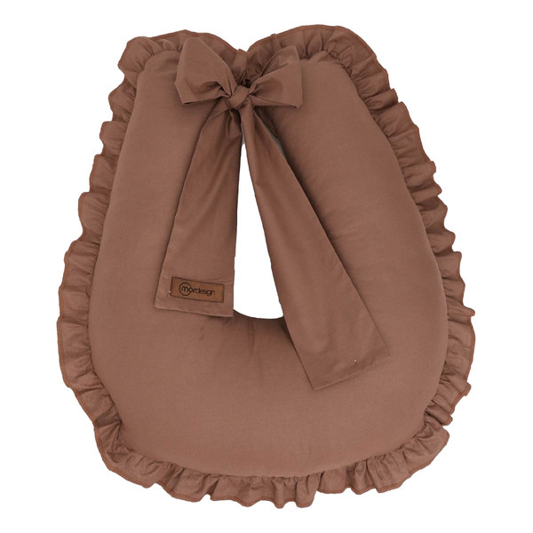 Mordesign Ruffle Brown Voedingskussen FD-11