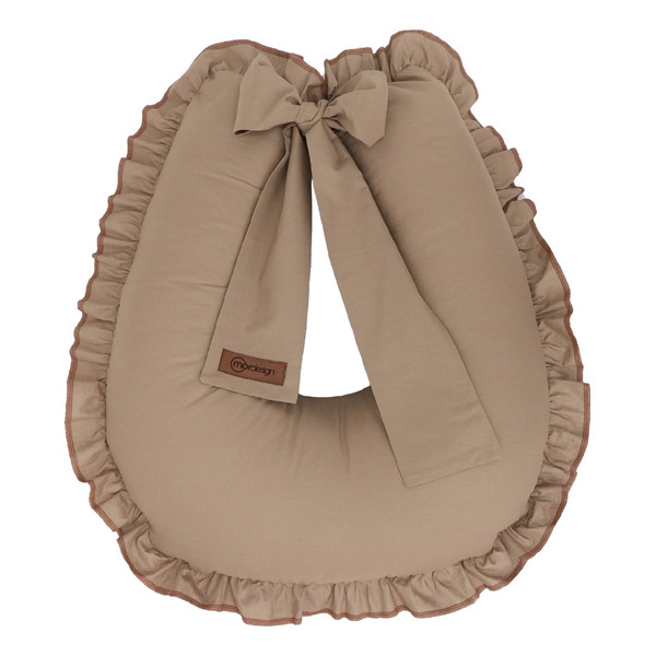 Mordesign Ruffle Cappuccino Voedingskussen FD-19