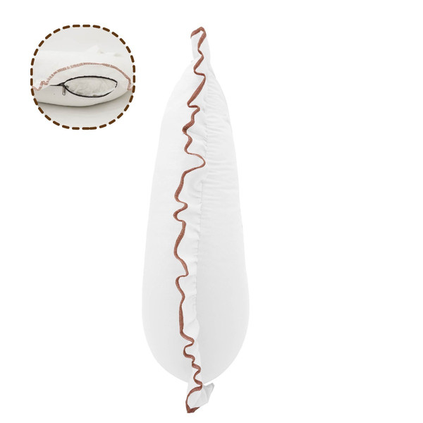 Mordesign Ruffle White Voedingskussen FD-18