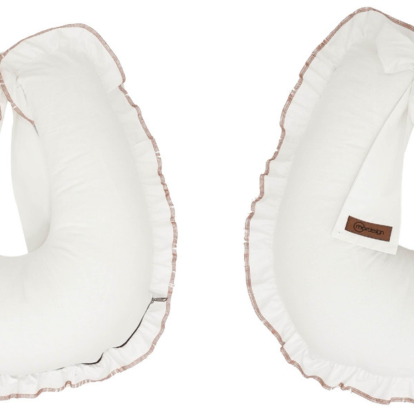 Mordesign Ruffle White Voedingskussen FD-18