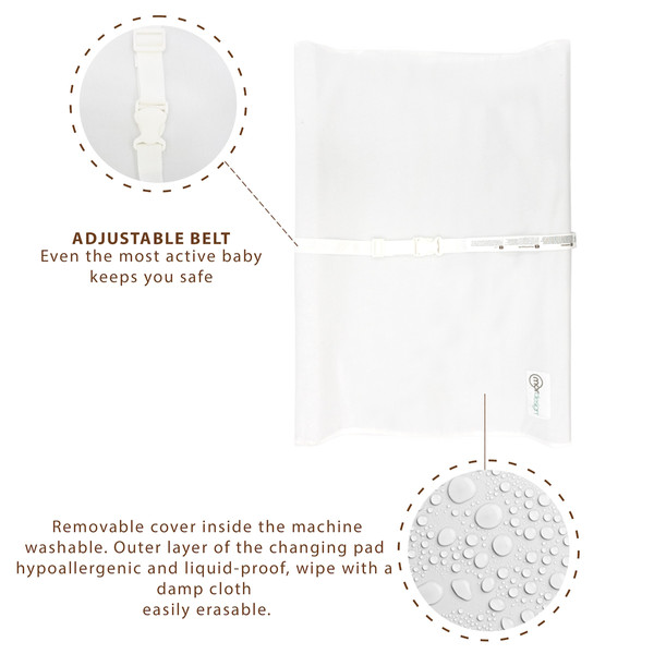 Mordesign White Aankleedkussen 1000-65