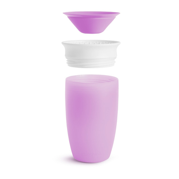 Munchkin 296ml 12m+ Miracle 360 Sippy Cup Paars Anti-Lek Beker 051623