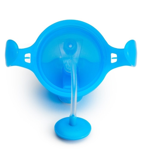 Munchkin Click Lock Blauw Drinkbeker met Rietje 01225701