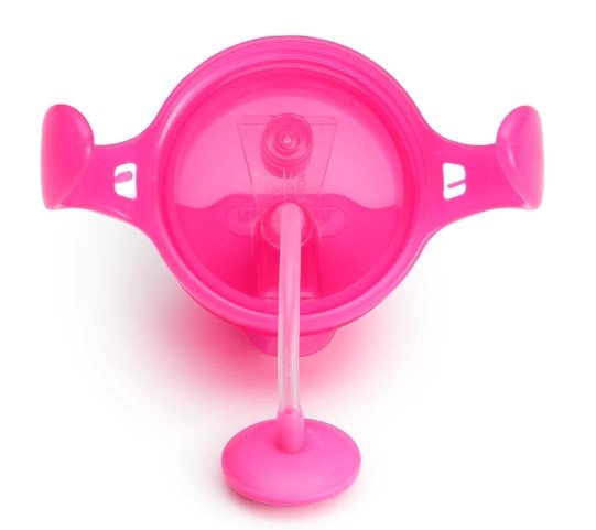 Munchkin Click Lock Roze Drinkbeker met Rietje 01248201