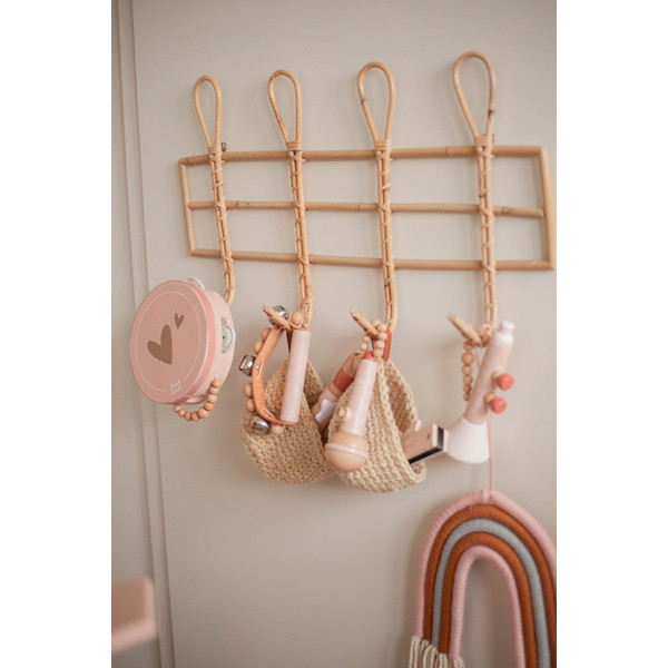 Label Label Roze Houten Tamboerijn LLWT-04397