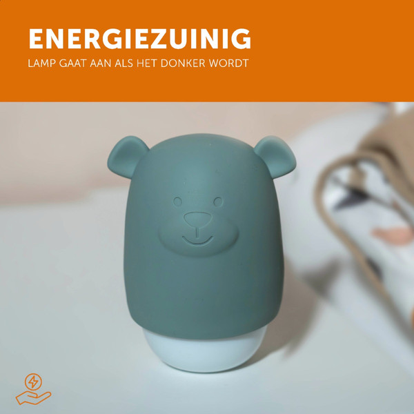 Zazu Benny de Beer Green Nachtlampje ZA-BENNY-02