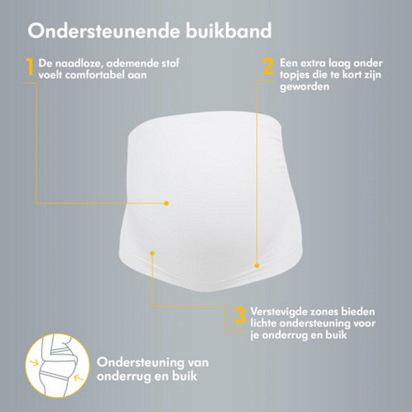 Medela Ondersteunende Buikband Wit Maat XL 101038681
