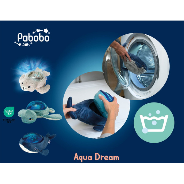 Pabobo Aqua Dream Whale Babyprojector AAQ01-TEALWHALE