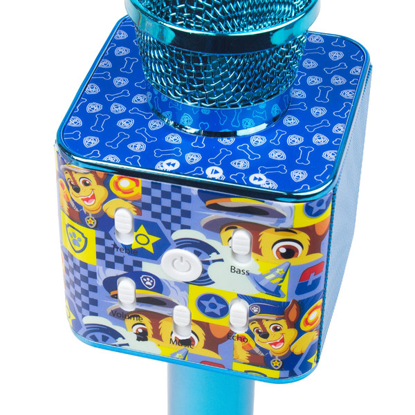 Paw Patrol Chase Blauw Draadloze Karaoke Microfoon 100029
