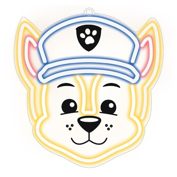Paw Patrol Neon LED Chase Wandlamp