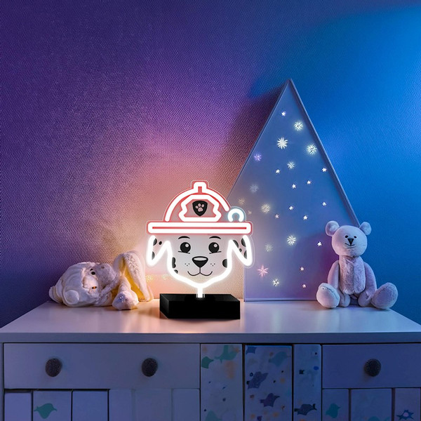 Paw Patrol Neon LED Marshall Staande Lamp GSM189325