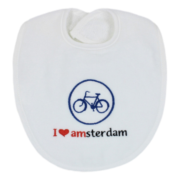 Petit Villain Amsterdam Fiets Wit Slab