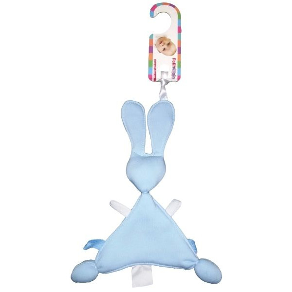 Petit Villain Blauw Konijn Knuffeldoekje