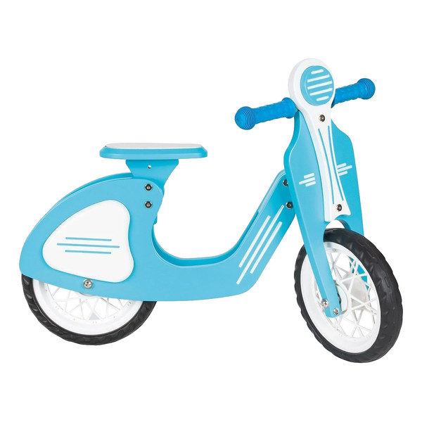 Pilsan Retro Blauw Houten Loopfiets 02002