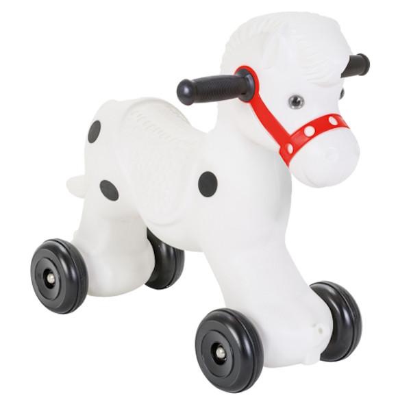 Pilsan Rood/Wit 2-in-1 Pony Hobbelpaard 01 002