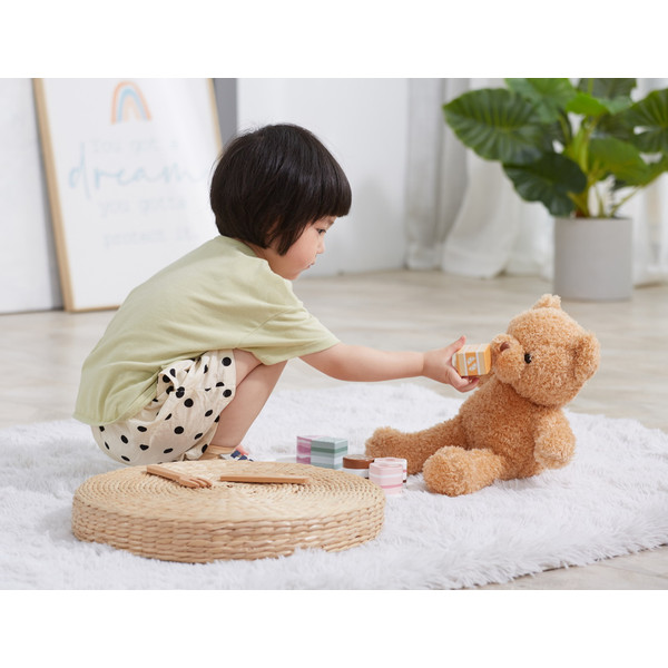 PolarB 6 stuks Houten Cake Set 44055