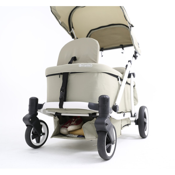 Pronto Cloud Grey Secret Storage Opbergvak voor Bolderkar / Duowagen
